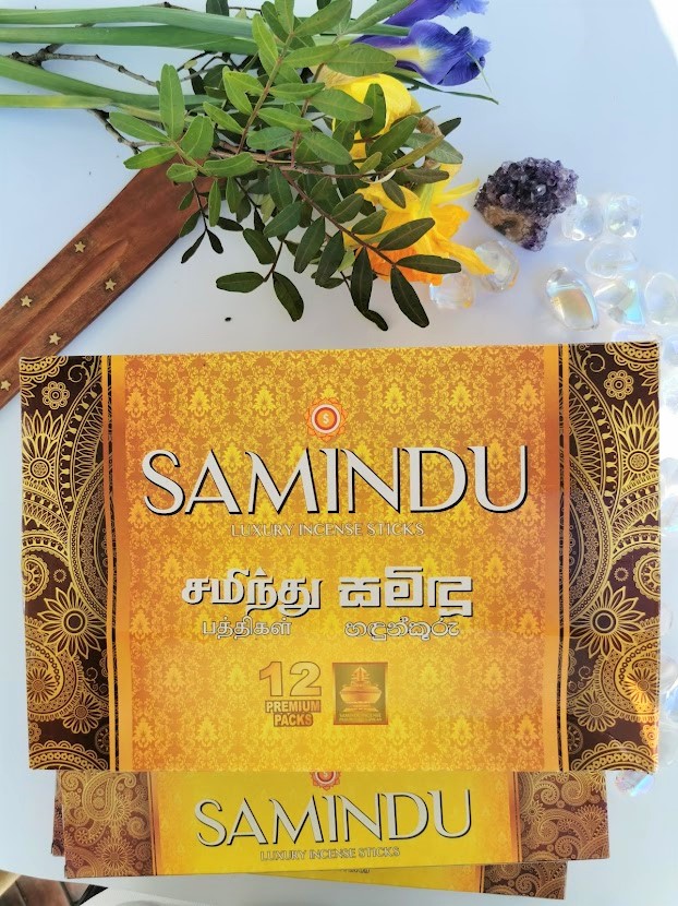 SAMINDU - vonné tyčinky zo Sri Lanky - žlté