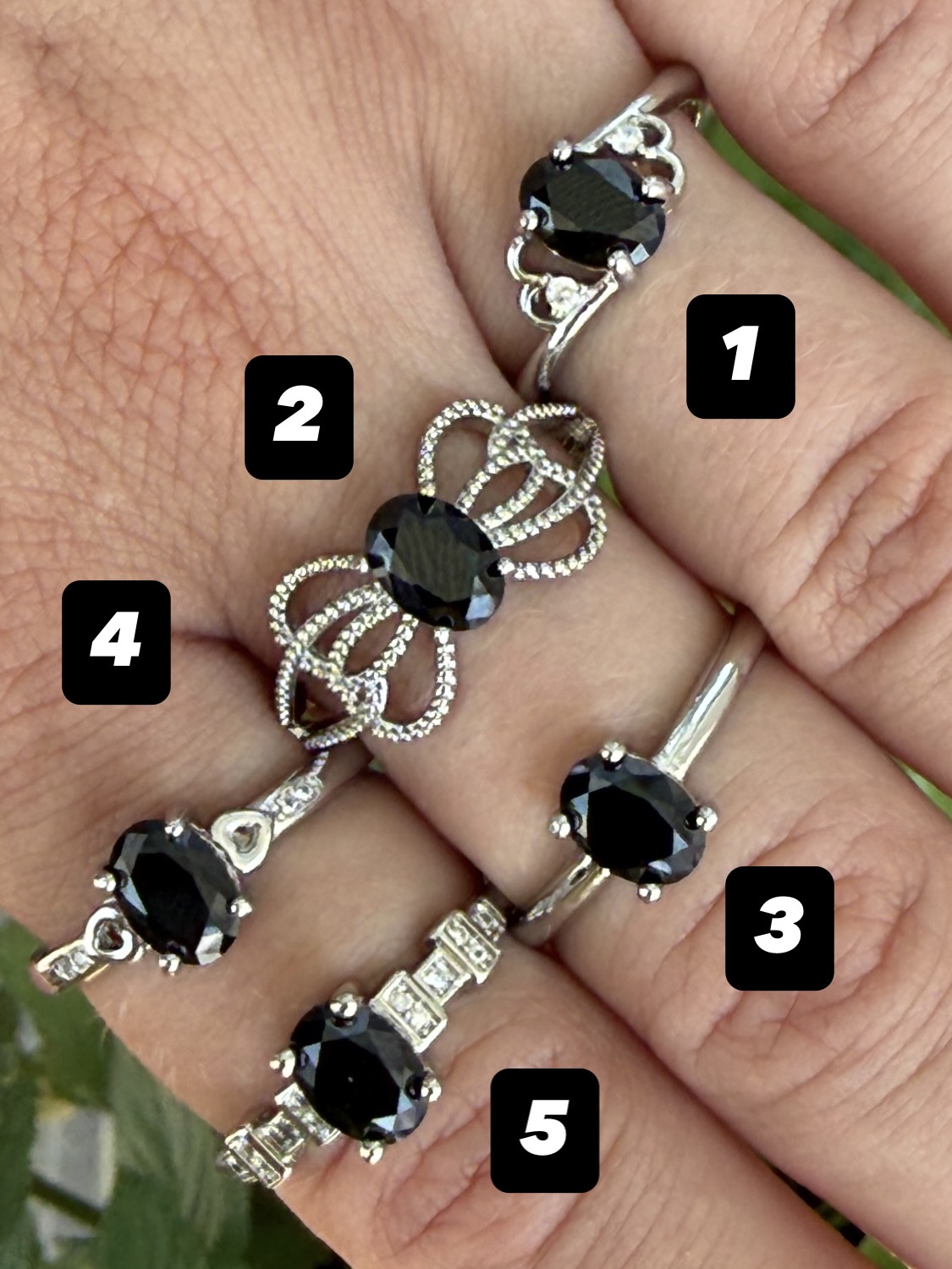 Spinel prsteň