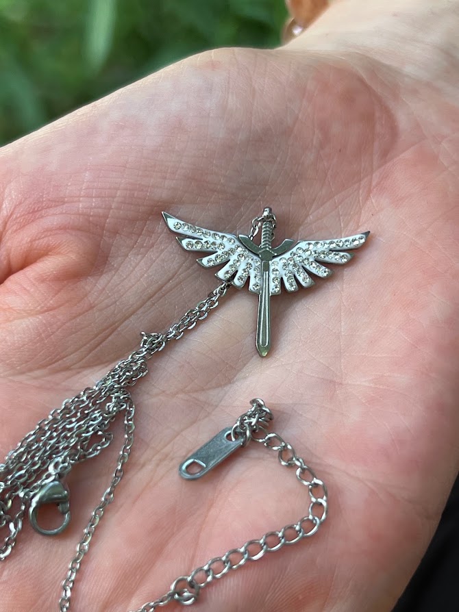 Anjel - náhrdelník z chirurgickej ocele