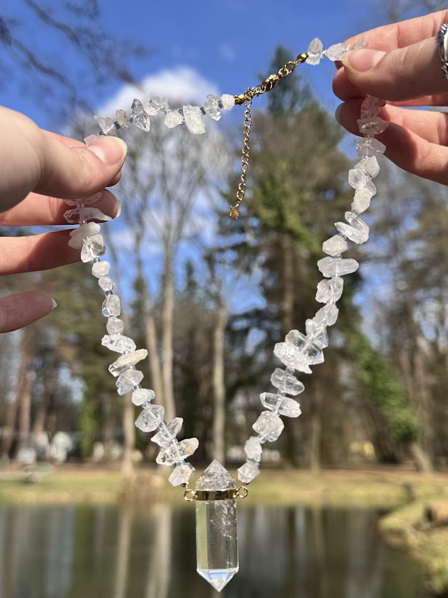 Herkimer diamant  a krištáľ - Diamantová láska