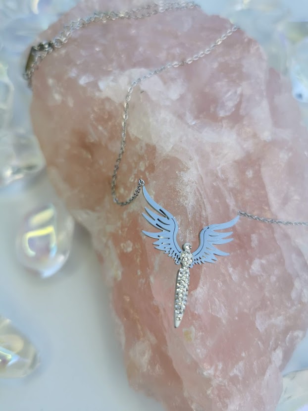 Anjel - náhrdelník z chirurgickej ocele