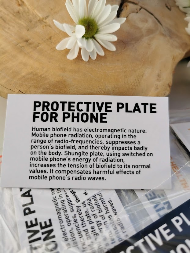 Šungitová platnička na telefón