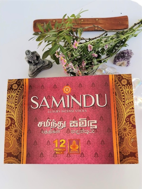 SAMINDU - vonné tyčinky zo Sri Lanky - ružové