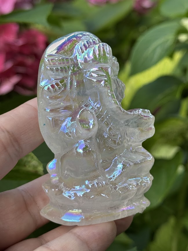 Aqua aura anjelská Ganesha