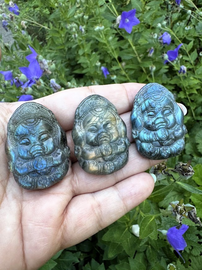 Labradorit Ganesha