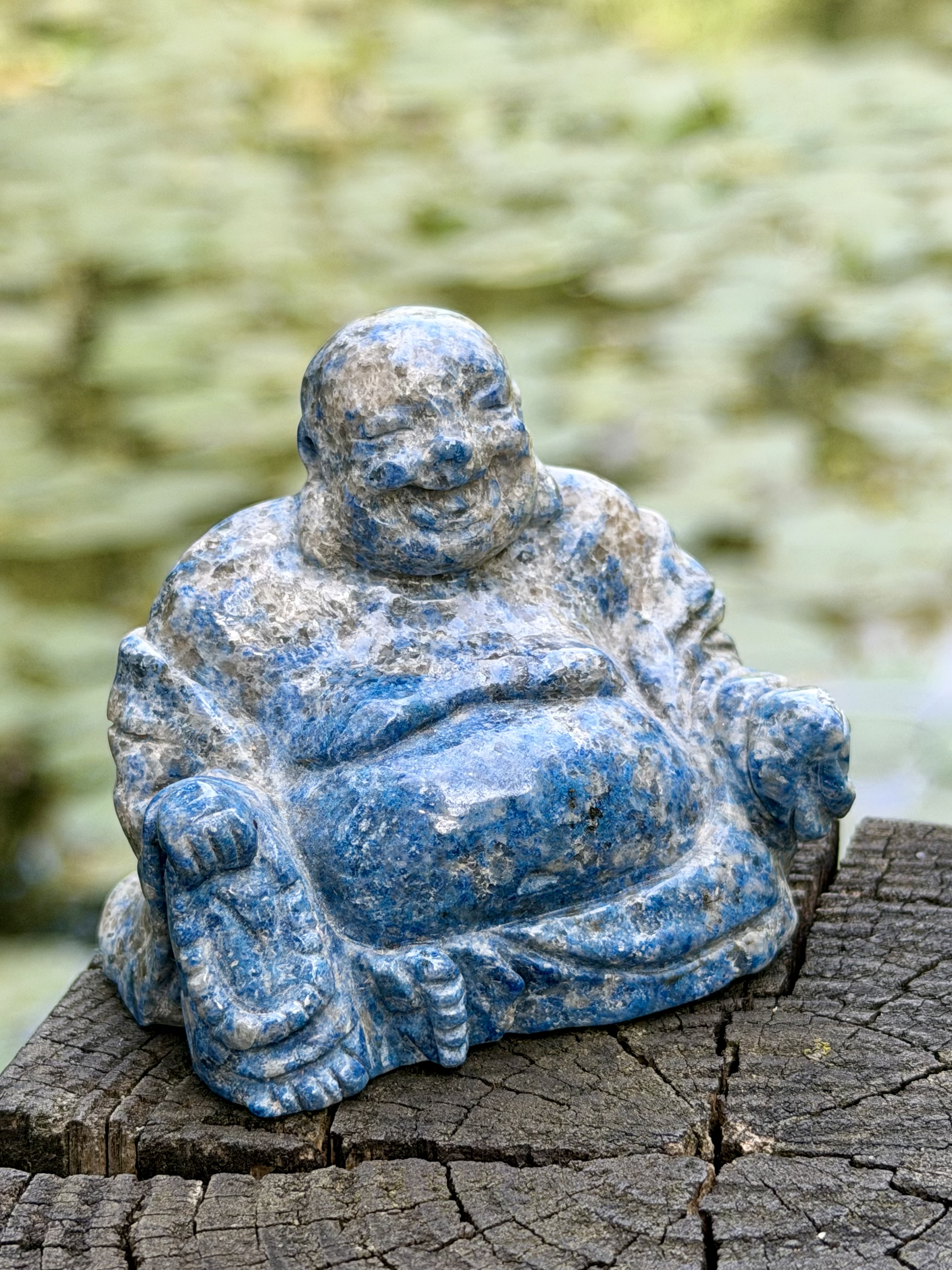 Lapis lazuli Šťastný Budha – Hojnosť a radosť