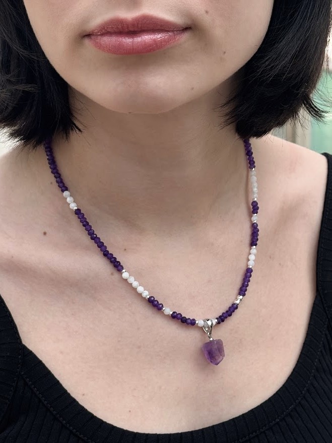 Ametyst a mesačný kameň - Mystérium Luny