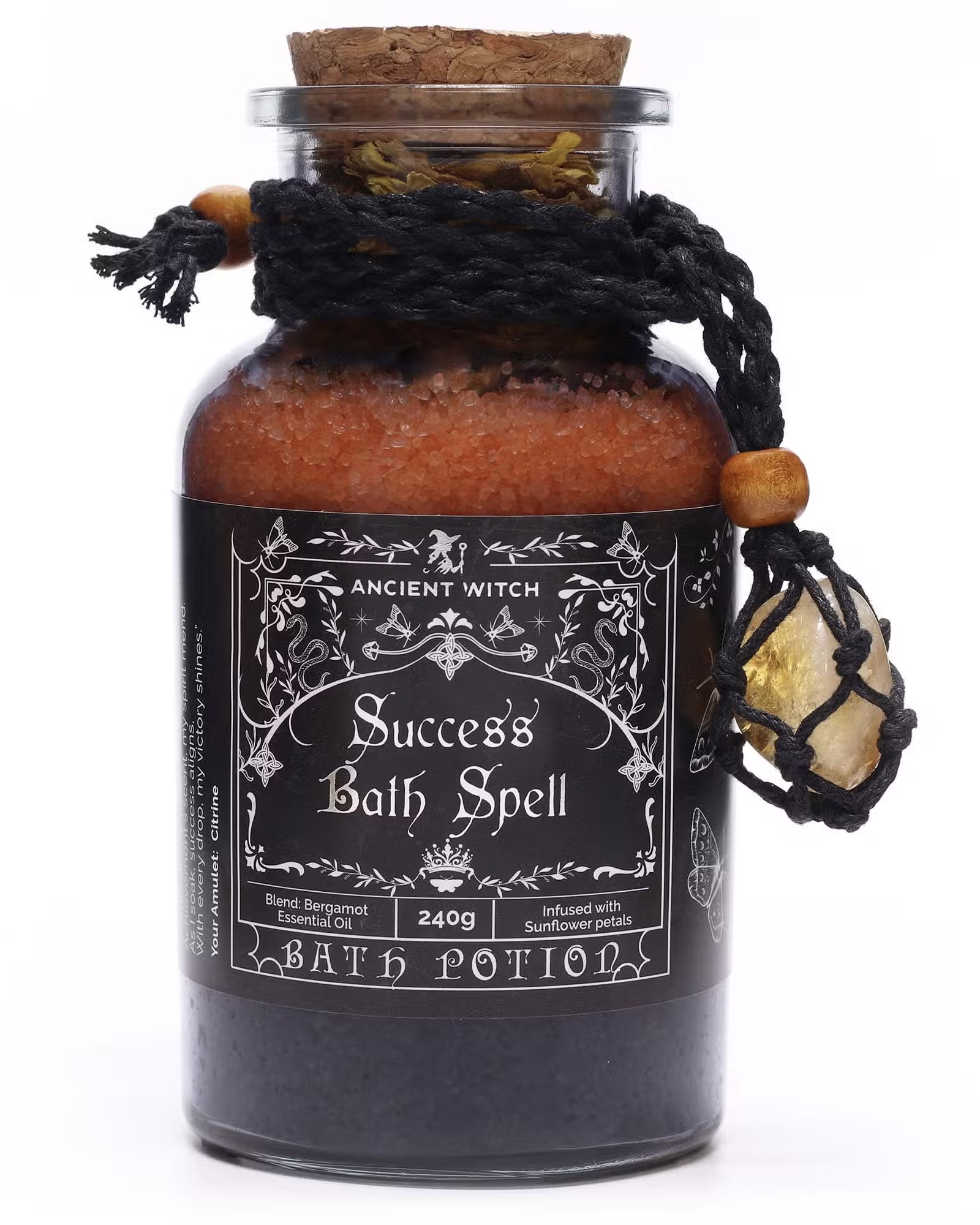 Čarodejnícky Kúpeľný Elixír a Amulet z Citrínu – Úspech