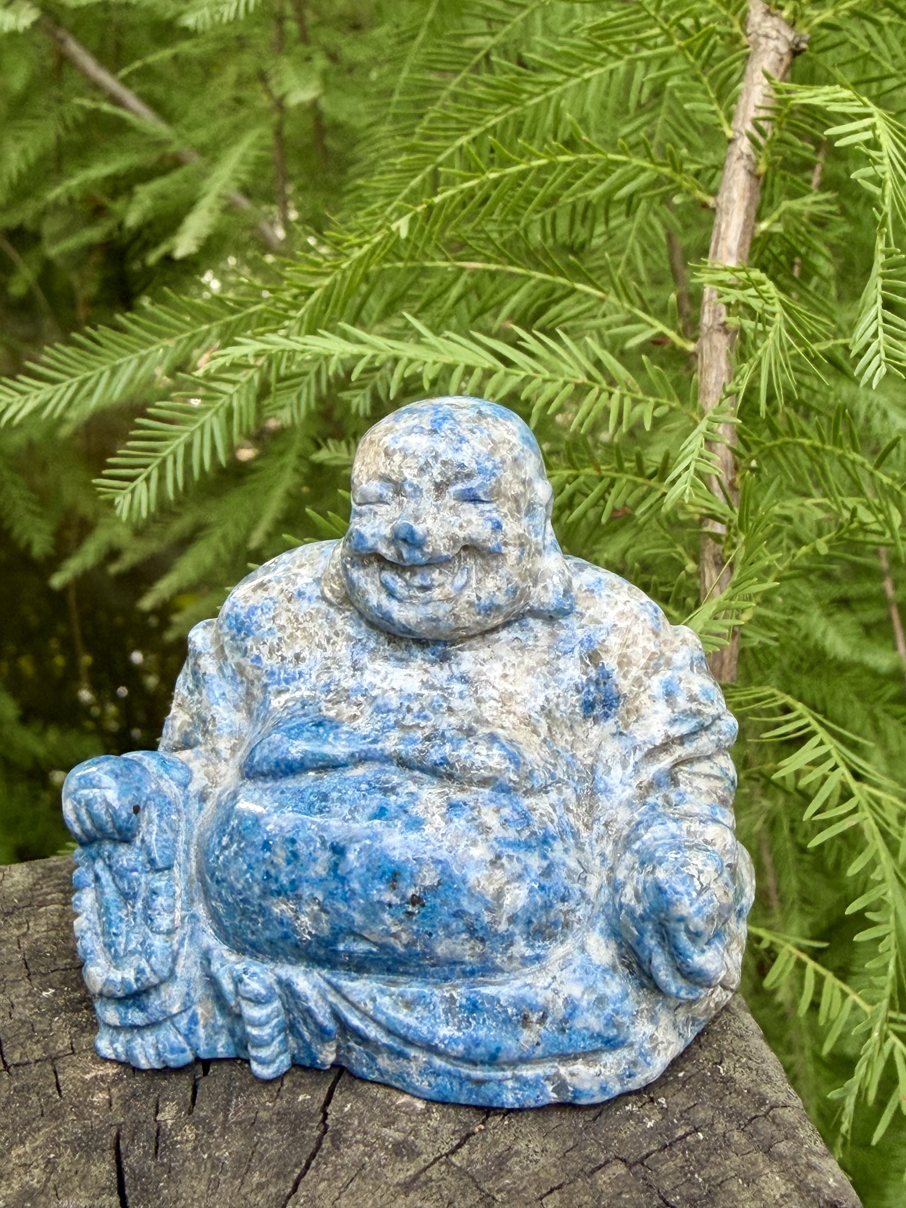 Lapis lazuli Šťastný Budha – Hojnosť a radosť
