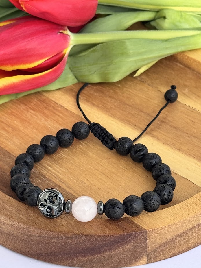 Lávový kameň, ruženín - Láskavá ochrana