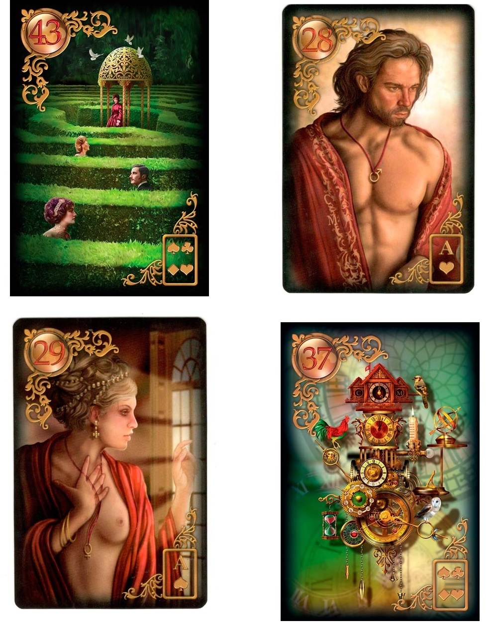 Gilded Reverie Lenormand: Expanded Edition