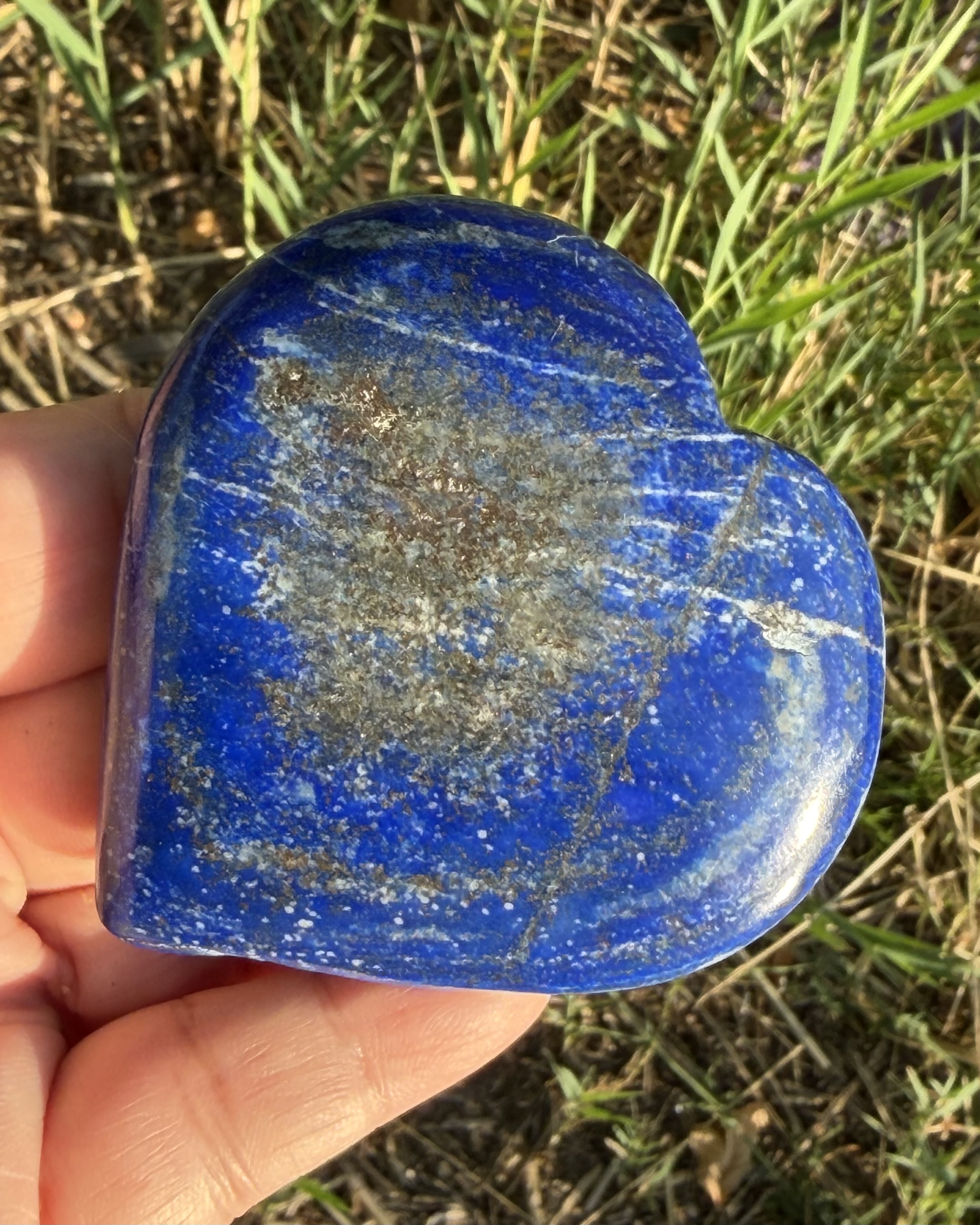 Lapis lazuli srdce 